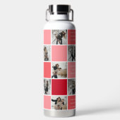 Schattigee Valentijnsdag 10 Fotorooster Waterfles (Achterkant)