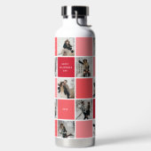 Schattigee Valentijnsdag 10 Fotorooster Waterfles (Links)