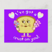 Schattigee Valentijnsdag Brood Pun Kinder klasloka Feestdagenkaart (Voorkant)