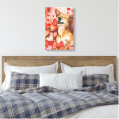 Schattigee Valentijnsdag Canvas Afdruk (Insitu (Slaapkamer))