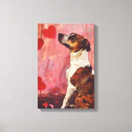 Schattigee Valentijnsdag Canvas Afdruk