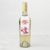 Schattigee Valentijnsdag dinosaurus Flessenhanger (Op fles)