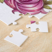 Schattigee Valentijnsdag eenhoorn Legpuzzel (Zijkant)