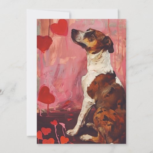 Schattigee Valentijnsdag Feestdagenkaart (Voorkant)