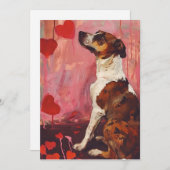 Schattigee Valentijnsdag Feestdagenkaart (Voorkant / Achterkant)