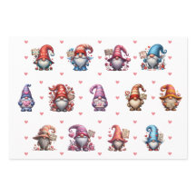 Schattigee Valentijnsdag Gnomen met Tekens & Solid