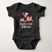 Schattigee Valentijnsdag Grappig Baby meisje krab Romper (Voorkant)