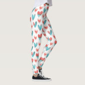 Schattigee Valentijnsdag Hart Leggings (Rechts)