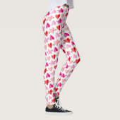 Schattigee Valentijnsdag Harten en pijlen Leggings (Rechts)