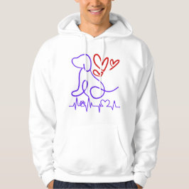 Schattigee Valentijnsdag Hondenliefhebber Hoodie