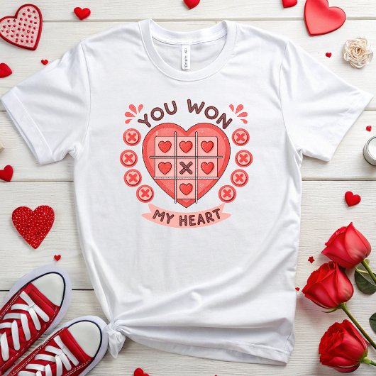 Schattigee Valentijnsdag, je hebt mijn hart verove T-shirt