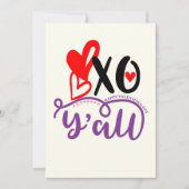 Schattigee Valentijnsdag Kaart | Hou van harten (Voorkant)