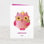 Schattigee Valentijnsdag kaart met vogeltjes (Achterkant)