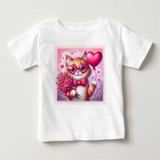 Schattigee Valentijnsdag kat/kitten (Voorkant)