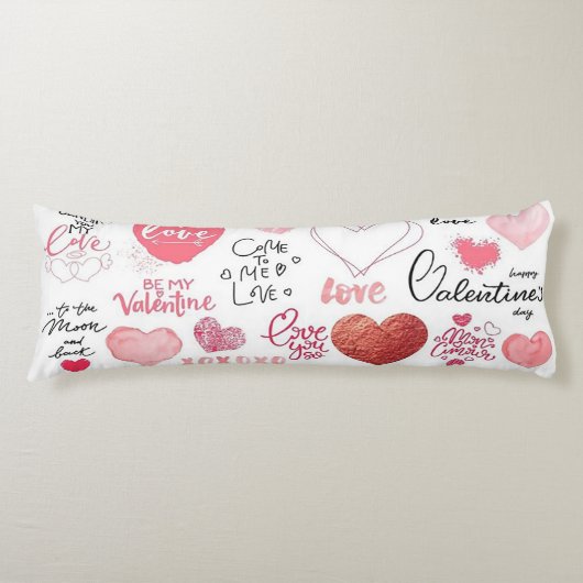 Schattigee Valentijnsdag Lichaamskussen (Voorkant)