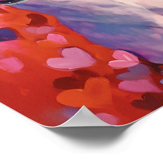 Schattigee Valentijnsdag Poster (Hoek)