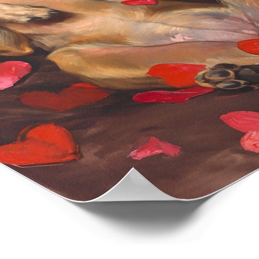 Schattigee Valentijnsdag Poster (Hoek)