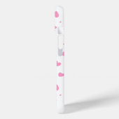 Schattigee Valentijnsdag Roze Harten iPhone / iPad Case-Mate iPhone Case (Achterkant / Links)