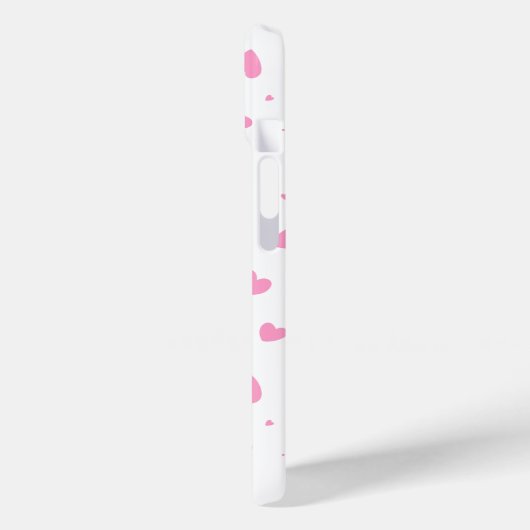 Schattigee Valentijnsdag Roze Harten iPhone / iPad Case-Mate iPhone Case (Achterkant / Links)