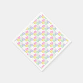 Schattigee Valentijnsdag Snoep harten Servet (Hoek)