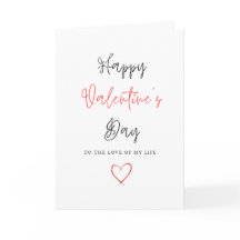 Schattigee Valentijnsdag voor hem Wenskaart