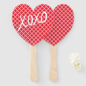 SCHATTIGEE VALENTIJNSDAG XOXO HANDWAAIER (Voorkant en achterkant)