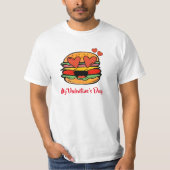 Schattigee Valentijnse hamburger T-shirt (Voorkant)