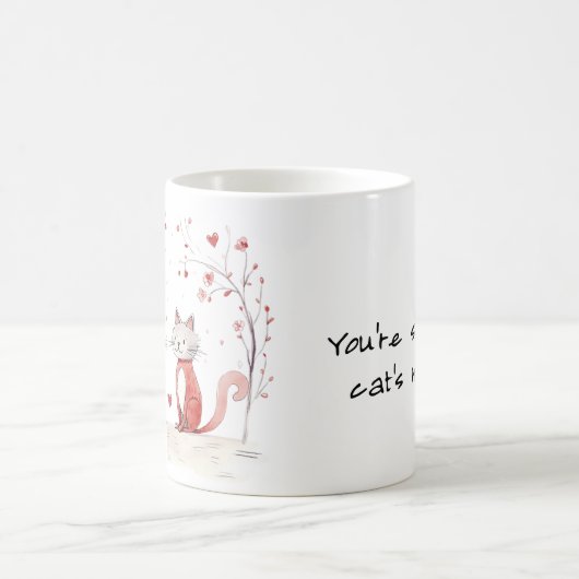 Schattigee Valentijnse katten Je bent nog steeds d Koffiemok (Center)