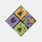 Schattigee Vampier Coquette Halloween Servet (Hoek)