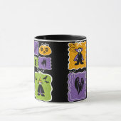 Schattigee vampier en heks Halloween Mok (Midden)