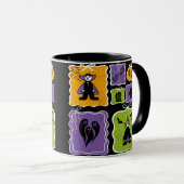 Schattigee vampier en heks Halloween Mok (Voorkant rechts)