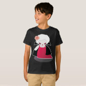 Schattigee Vampier Halloween Shirt - Meisjes shirt (Voorkant volledig)