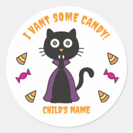 Schattigee Vampire Cat Stickers