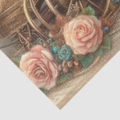 Schattigee Varken Waterverf Victoriaans Steampunk Tissuepapier (Detail)