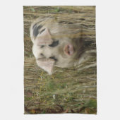 Schattigee varkenskeukenhanddoek theedoek (Verticaal)