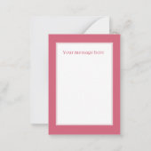 Schattigee varkensliefhebbers Bericht toevoegen Notitiekaartje (Achterkant)