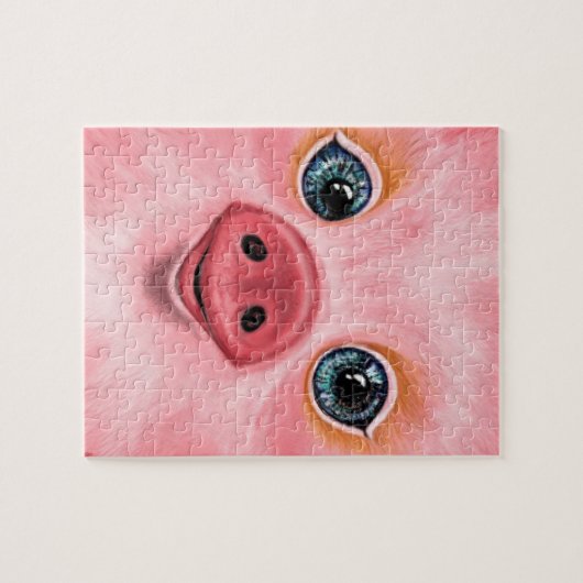 Schattigee varkenspuzzel legpuzzel (Horizontaal)