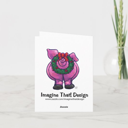 Schattigee Varkensvakantie Kaart (Achterkant)