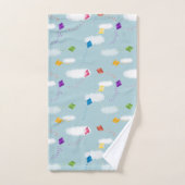 Schattigee veelkleurige Flying Kites Kinder Bad Handdoek (Handdoek)