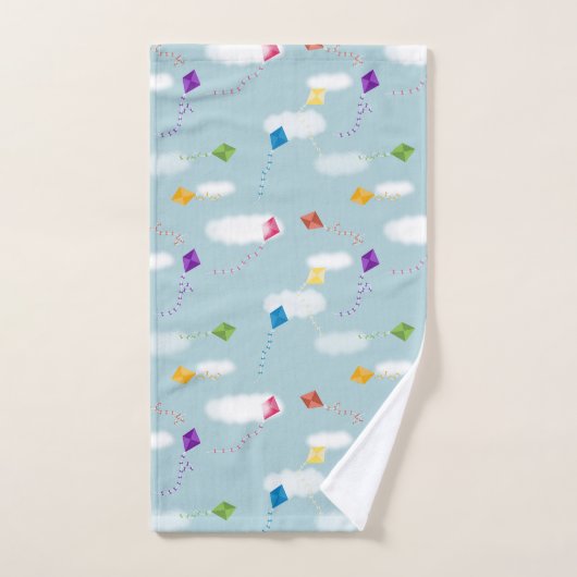 Schattigee veelkleurige Flying Kites Kinder Bad Handdoek (Handdoek)