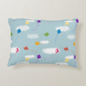 Schattigee veelkleurige vliegers Kinder Patroon Accent Kussen (Achterkant)
