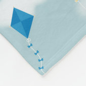 Schattigee veelkleurige vliegers Kinder Patroon Fleece Deken (Hoek)