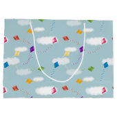 Schattigee veelkleurige vliegers Kinder Patroon Groot Cadeauzakje (Achterkant)