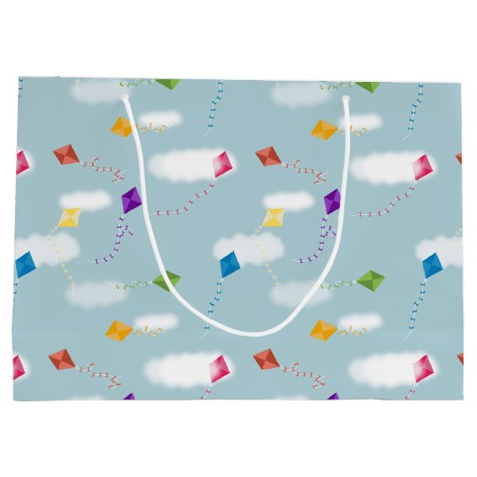 Schattigee veelkleurige vliegers Kinder Patroon Groot Cadeauzakje (Achterkant)