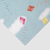 Schattigee veelkleurige vliegers Kinder Patroon Tissuepapier (Detail)