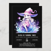 Schattigee verjaardag Boho Wizard Kaart (Voorkant / Achterkant)