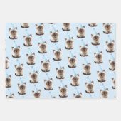 Schattigee verjaardag kitten inpakpapier vel (Voorkant 2)