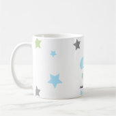 Schattigee verjaardagsuitnodiging voor olifanten koffiemok (Links)