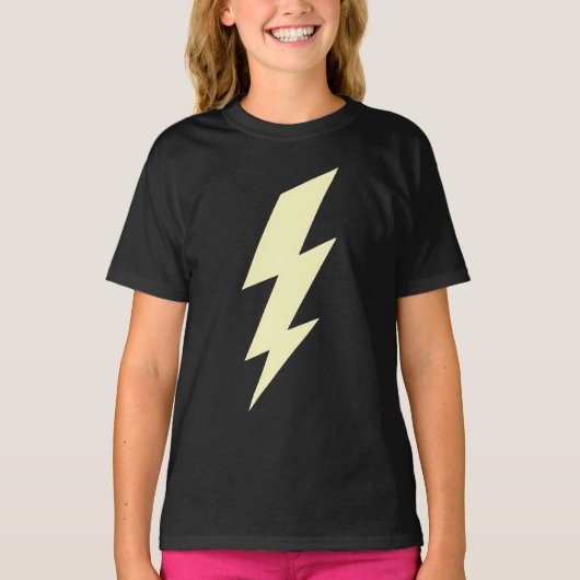 Schattigee Verlichting Flah T-shirt, Cool kinder G T-shirt (Voorkant)