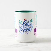 Schattigee Verloskundige Doc Aangepaste Naam Kerst Mok (Midden)